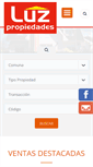 Mobile Screenshot of luzpropiedades.cl
